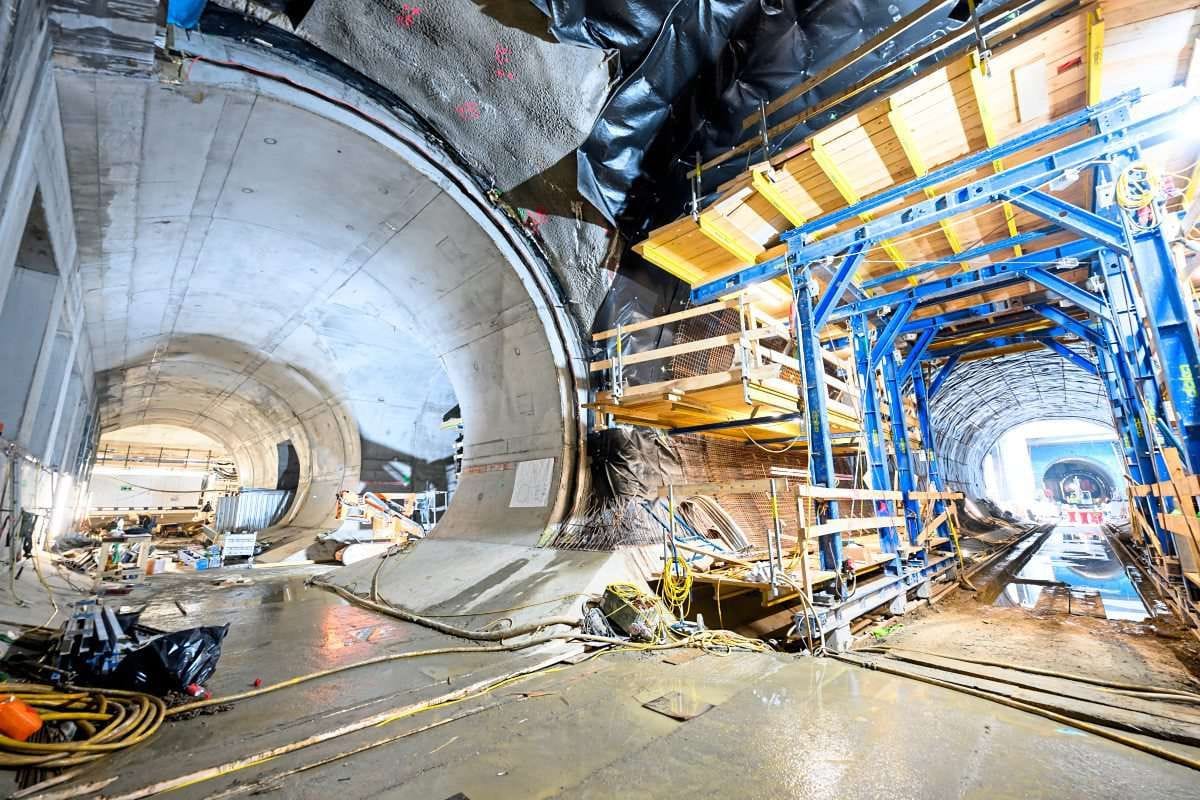  Eine Tunnelröhre am Matzleinsdorferplatz. 