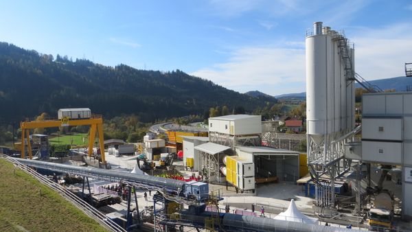 Steirische Seite des Semmering-Basistunnels gegraben